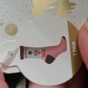 2 Pairs of Gertex Ladies Holiday Crew Socks, Packed as  Ornaments